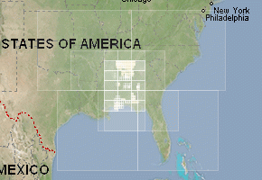 Алабама - скачать набор топографических карт