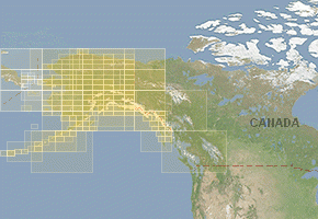 Аляска - скачать набор топографических карт