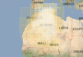 Алжир - скачать набор топографических карт