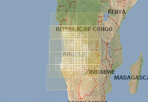 Ангола - скачать набор топографических карт