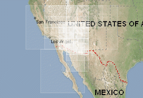 Аризона - скачать набор топографических карт