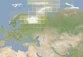 Arkhangelsk - download topographic map set