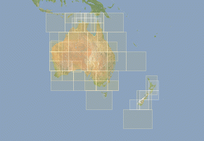 Australia - download topographic map set