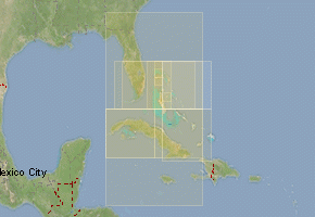 Багамские острова - скачать набор топографических карт