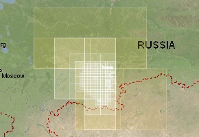 Bashkortostan - download topographic map set