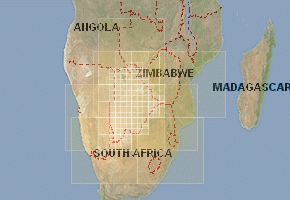 Ботсвана - скачать набор топографических карт