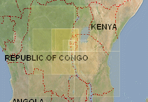 Burundi - download topographic map set