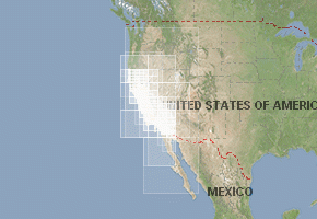 Kalifornien - Topographische Karten downloaden 