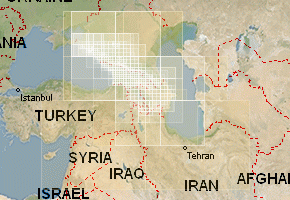 Kaukasien - Topographische Karten downloaden 