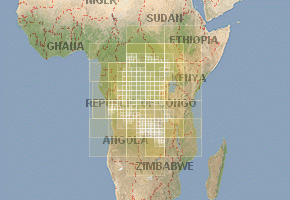 DR Congo - Topographische Karten downloaden 