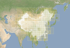 Китай - скачать набор топографических карт