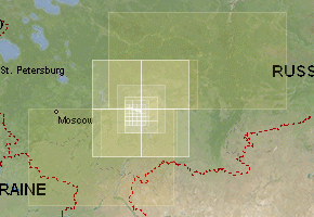 Chuvash - download topographic map set