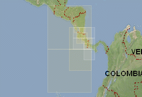 Коста-Рика - скачать набор топографических карт