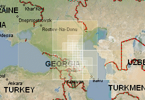 Dagestan - download topographic map set