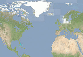 Дания - скачать набор топографических карт