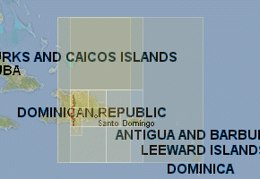 Dominican Republic - download topographic map set