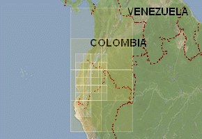 Ecuador - download topographic map set
