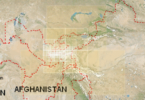 Fann mountains - download topographic map set
