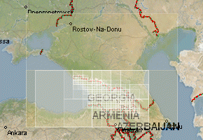 Georgia - download topographic map set