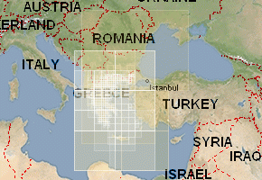 Греция - скачать набор топографических карт