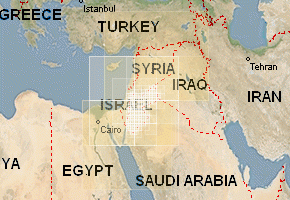 Иордания - скачать набор топографических карт