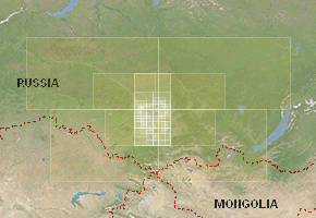 Kemerovo - download topographic map set