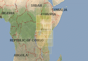 Kenya - download topographic map set