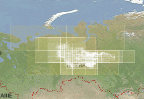 Khanty-Mansiy - download topographic map set