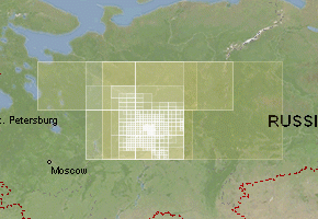 Kirov - download topographic map set
