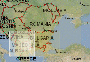 Mazedonien - Topographische Karten downloaden 