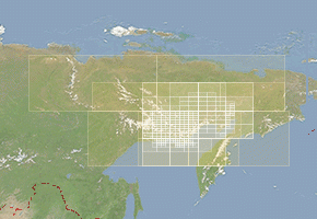 Magadan - download topographic map set