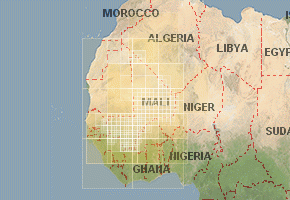 Mali - download topographic map set