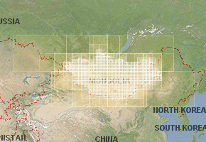 Mongolei - Topographische Karten downloaden 