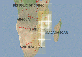Mozambique - download topographic map set