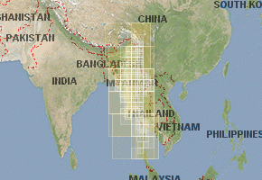 Myanmar - download topographic map set
