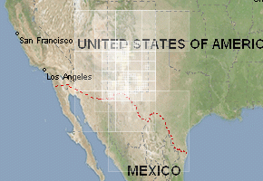 Нью-Мексико - скачать набор топографических карт