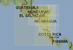 Nicaragua - Topographische Karten downloaden 