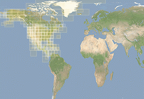 Северная Америка - скачать набор топографических карт