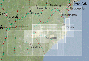 Северная Каролина - скачать набор топографических карт