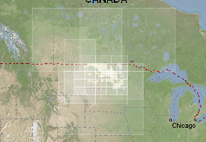 North Dakota - download topographic map set