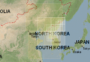 North Korea - download topographic map set