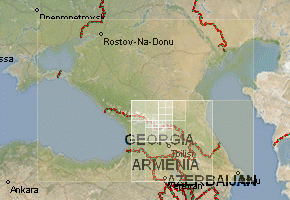 North Ossetia - download topographic map set