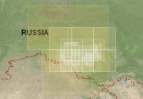 Novosibirsk - download topographic map set