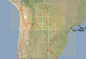Paraguay - Topographische Karten downloaden 