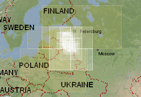 Pskov - download topographic map set