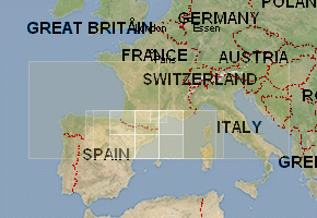 Pyrenäen - Topographische Karten downloaden 
