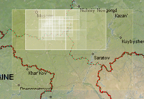 Ryazan' - download topographic map set