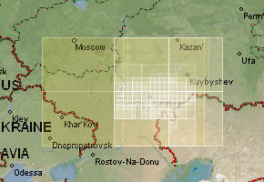Saratov - download topographic map set