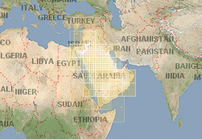 Saudi Arabia - download topographic map set