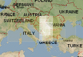 Serbien - Topographische Karten downloaden 